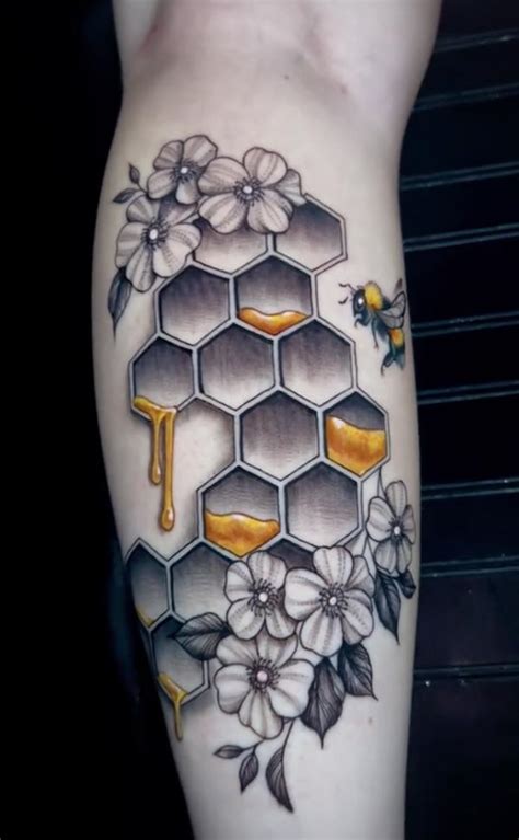 honeycomb tattoo